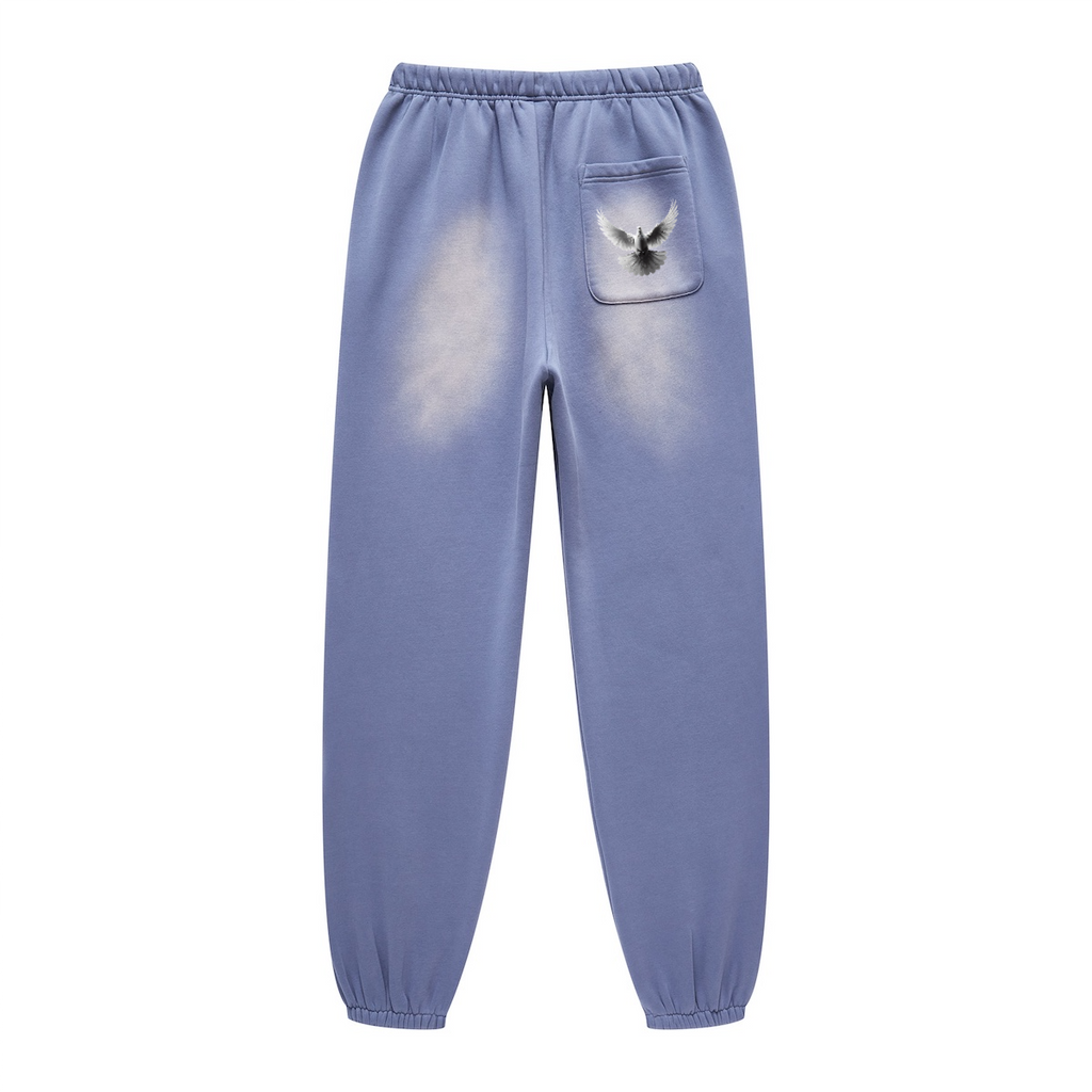303 Streetwear Washed Dyed Joggers(440GSM)