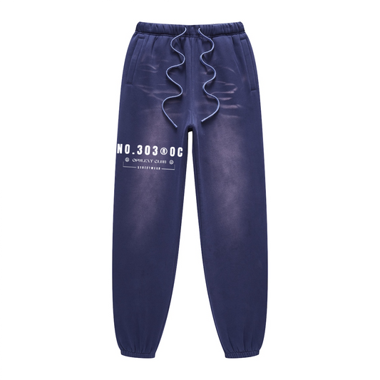 303 Streetwear Washed Dyed Joggers(440GSM)