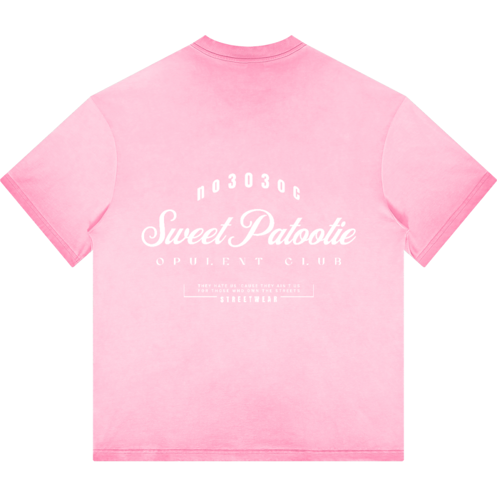 SP303 Dopamine Dressing Washed Gradient Stir Fried T-shirt(255GSM)