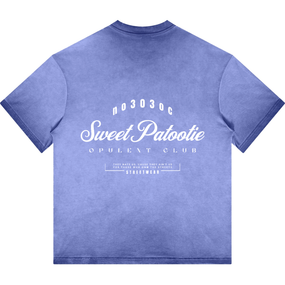 SP303 Dopamine Dressing Washed Gradient Stir Fried T-shirt(255GSM)