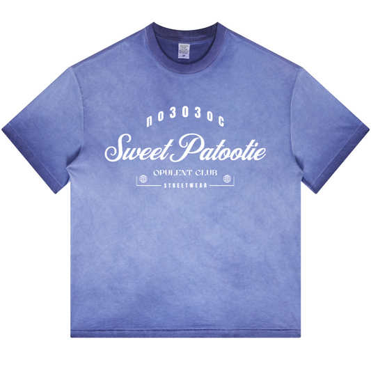 SP303 Dopamine Dressing Washed Gradient Stir Fried T-shirt(255GSM)