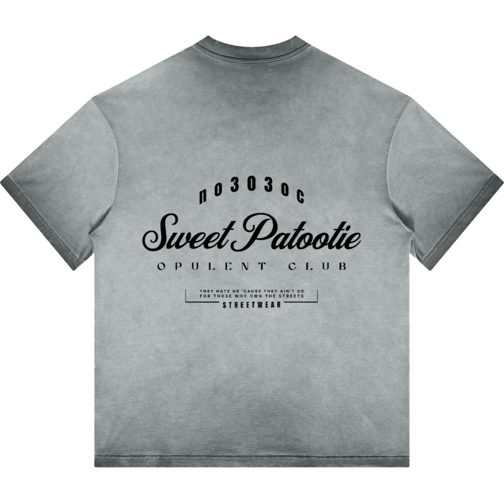 SP303 Dopamine Dressing Washed Gradient Stir Fried T-shirt(255GSM)