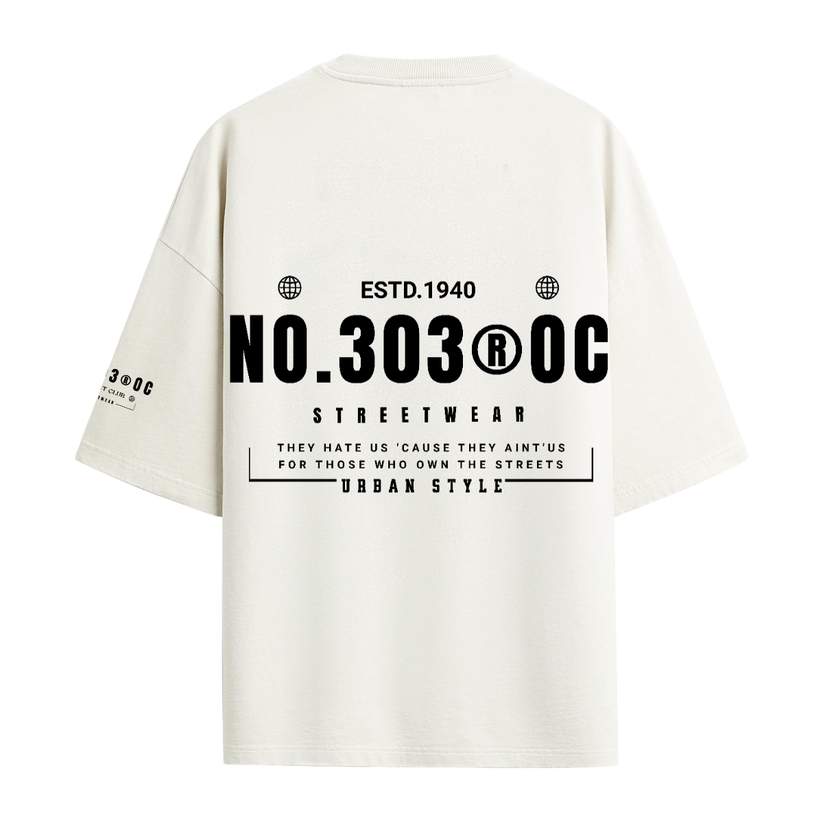 303 Oversized Short Sleeve T-Shirt 255GSM
