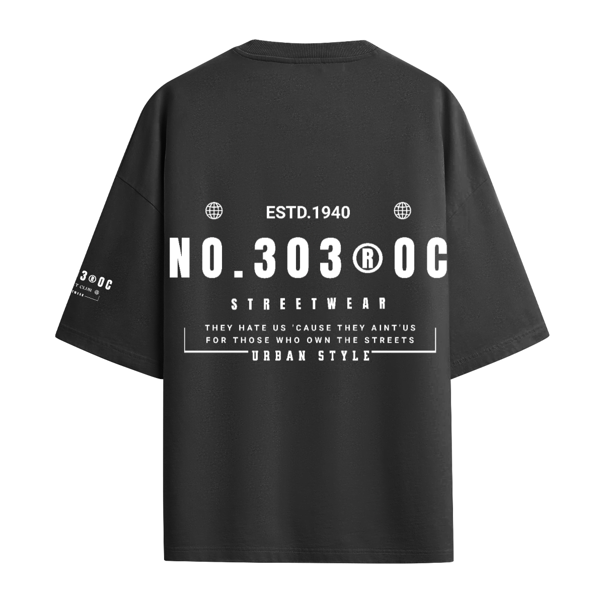 303 Oversized Short Sleeve T-Shirt 255GSM
