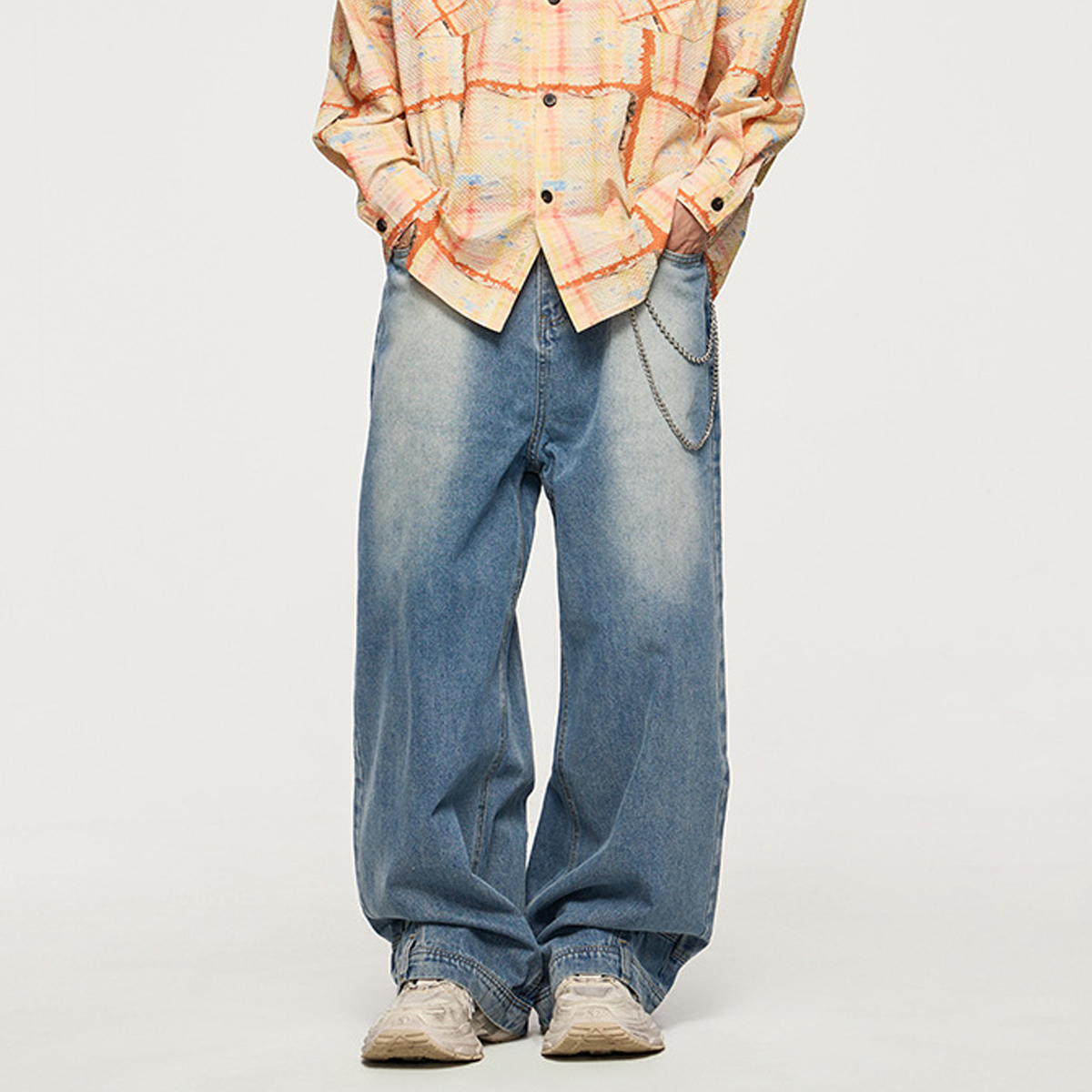 303 Mirror Wide-leg Jeans