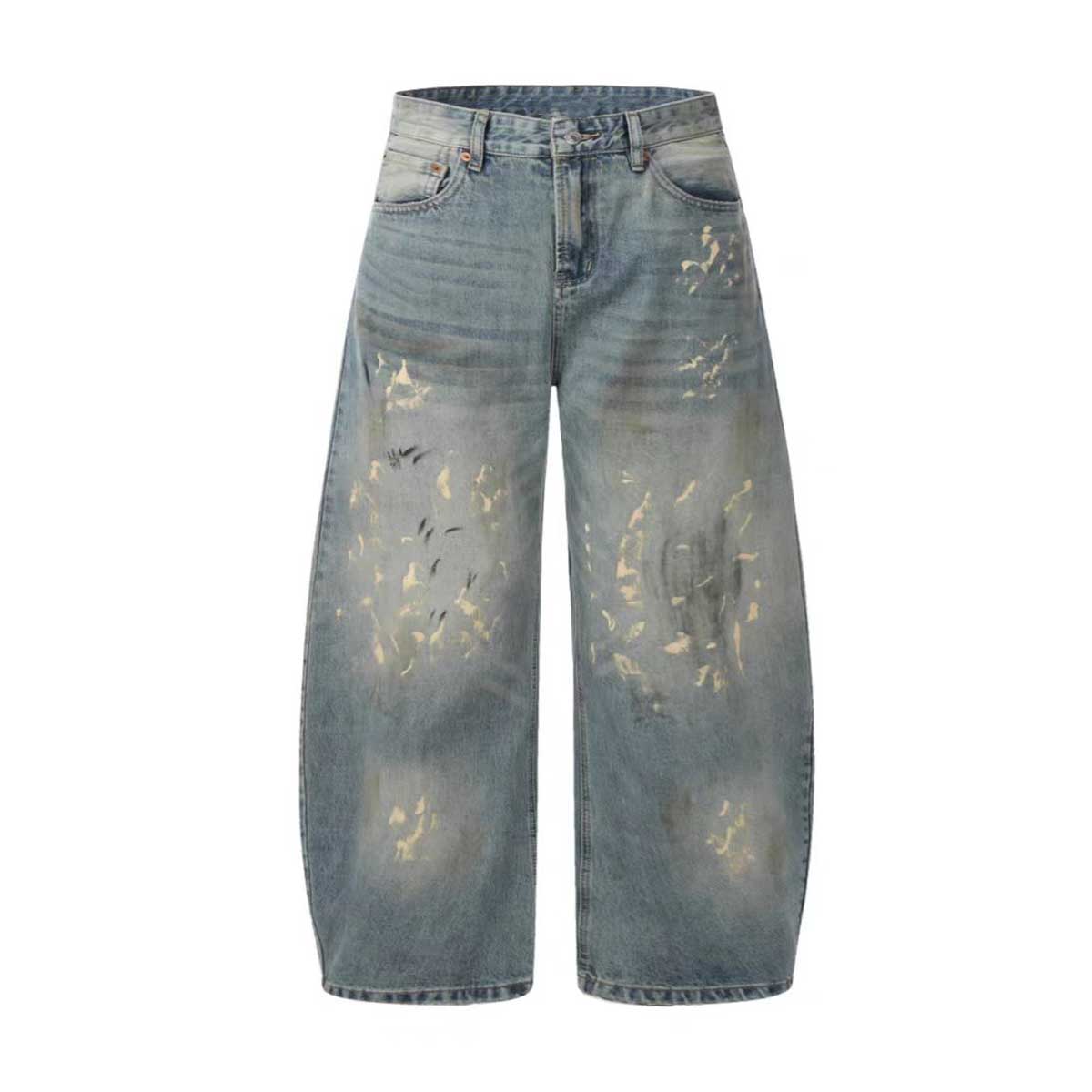303 Hand-Painted Loose Streetwear Jeans